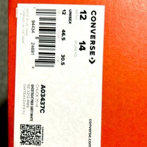 Converse Chuck 70 Jungle Cloth Shoes High Top Sneakers Ghosted A03437C